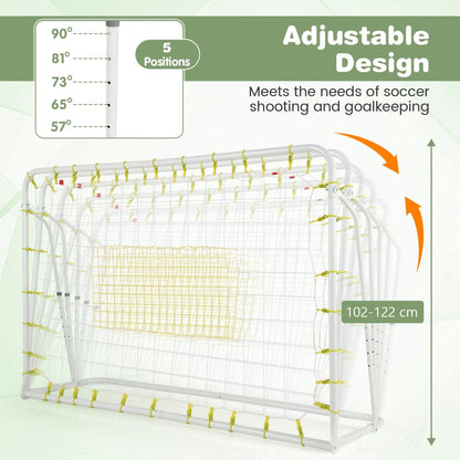 2-In-1 Kids Soccer Rebounder and Soccer Goal for Kids Aged 6+ Years Old
