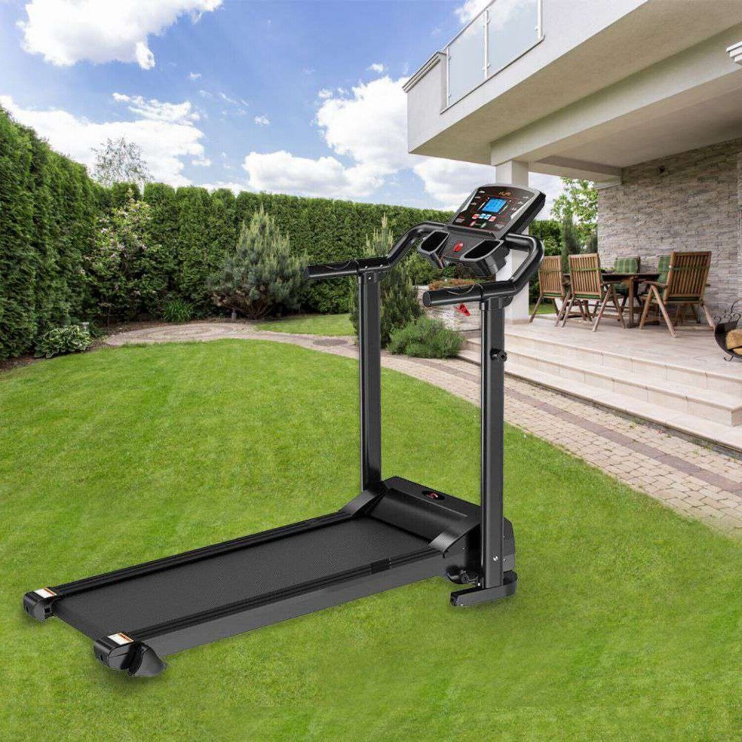 Foldable Treadmill Electric Home Gym Running Walking Machine Jogging 9% Incline