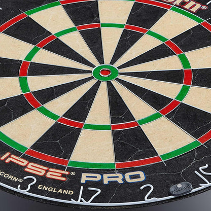 Dartboard Darts Board | Eclipse Pro/Eclipse Pro 2 | Flat Profile Number Ring | Championship Quality Sisal Bristle | Staple-Free Construction