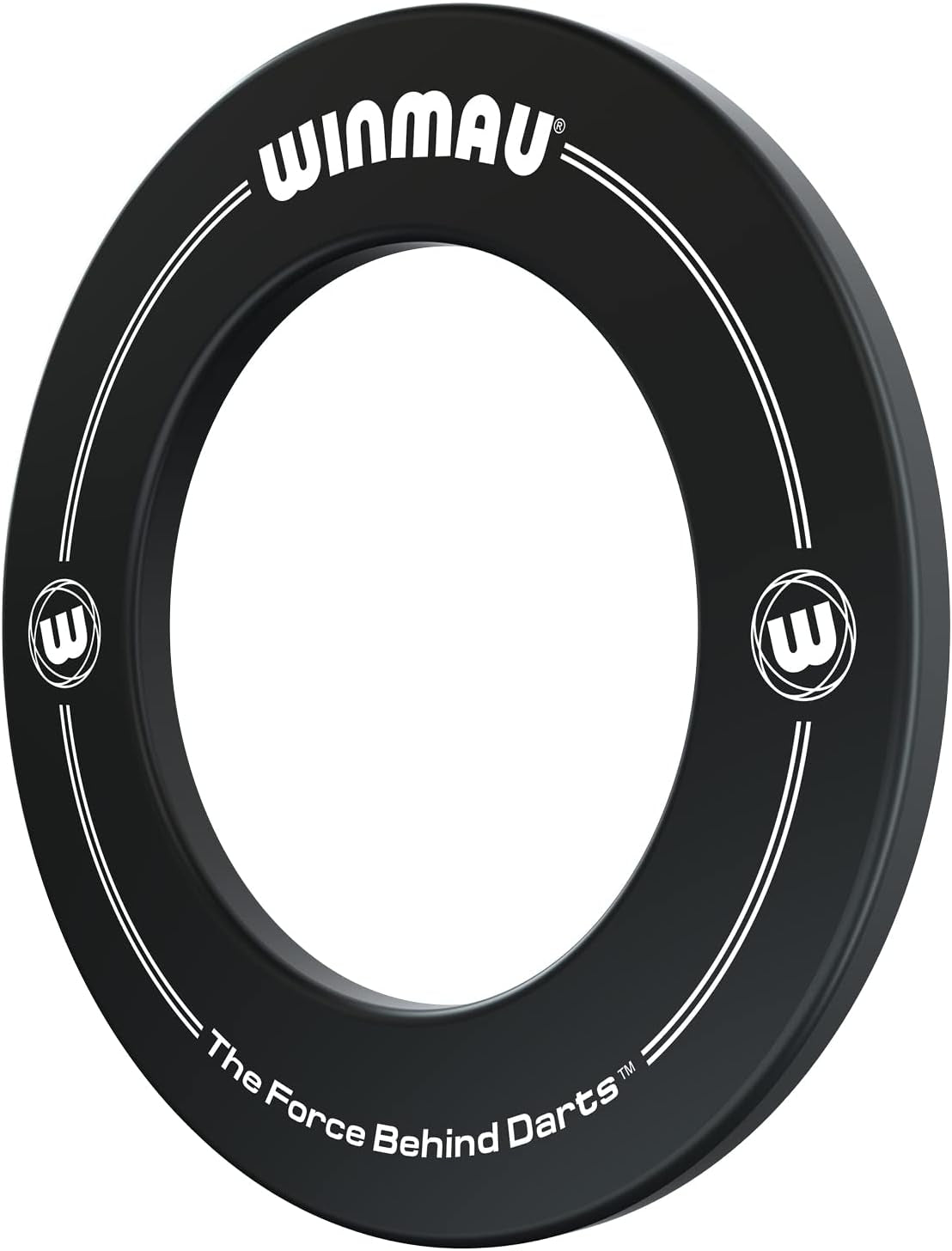 Printed Dart Board Surround Ring – Durable Backboard Wall Protector for Dartboards - Available in White, Black, Red & Blue - Professional Darts Accessories