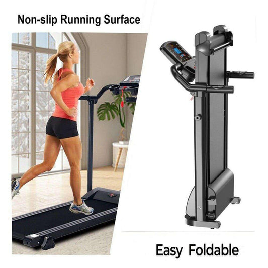 Foldable Treadmill Electric Home Gym Running Walking Machine Jogging 9% Incline