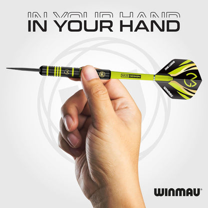 Darts Michael 'Mvg' Van Gerwen Vs Simon 'The Wizard' Whitlock | Twin Set | 22G Steeltip Brass Darts with Flights and Shafts (Stems)