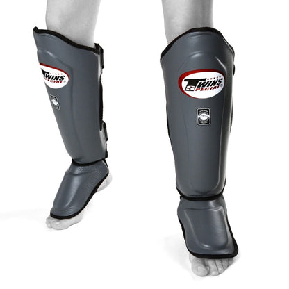 Twins Double Padded Shin Guards Muay Thai Shin Pads Kickboxing Leg Shinguards