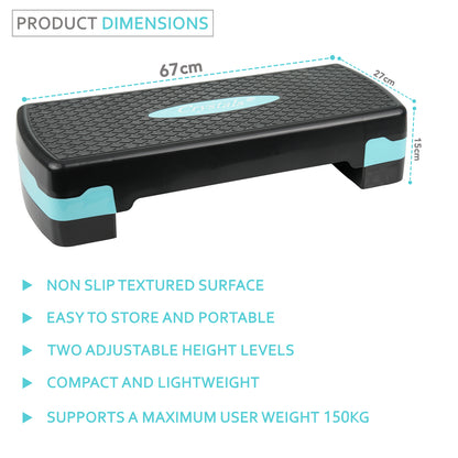 Aerobic Exercise Stepper Durable Non-Slip Mat Adjustable Fitness Yoga Equipment